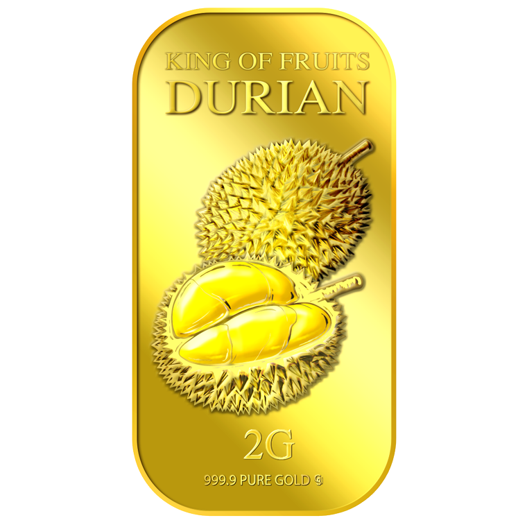 2g King of Fruits Durian (Series 2) Gold Bar