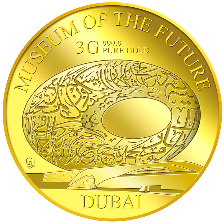3g Museum of the Future, Dubai Gold Medallion