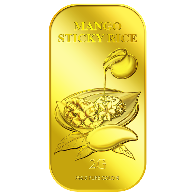 2g Mango Sticky Rice Gold Bar